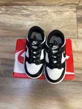 Nike Dunk Low TD 'Black White' Sneakers sz 8c