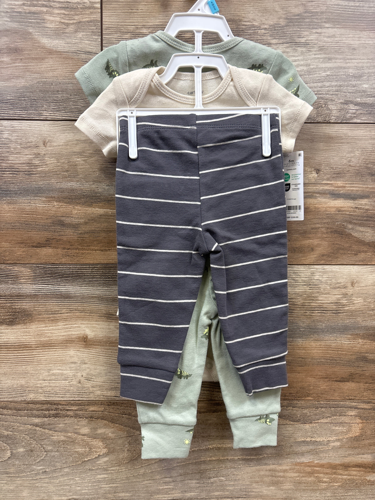 NEW Carter's 4pc Set Green sz 6m