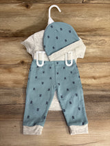 NEW Wild Child 3pc Mommy's Little Man Bodysuit Set Grey sz 3-6m