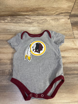 NFL Washington Redskins Bodysuit Grey sz 3/6m