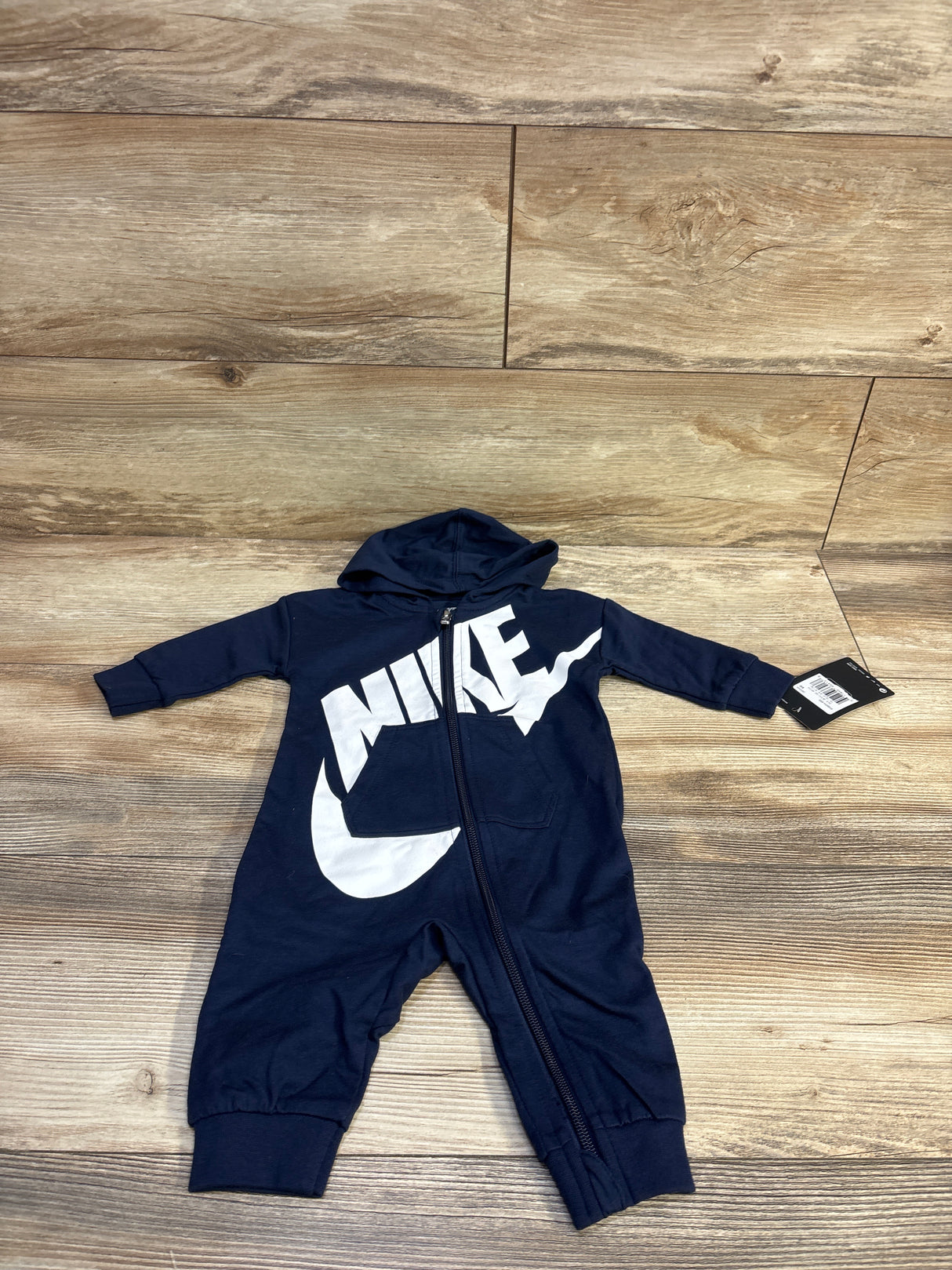 NEW Nike Hooded Coverall Navy sz 6m