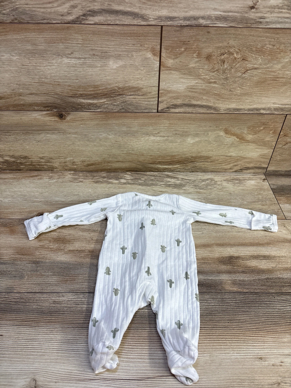 Child Of Mine Ribbed Sleeper White sz Newborn
