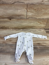Child Of Mine Ribbed Sleeper White sz Newborn