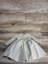 Bonnie Baby Long Sleeve Dress Gold sz 24m