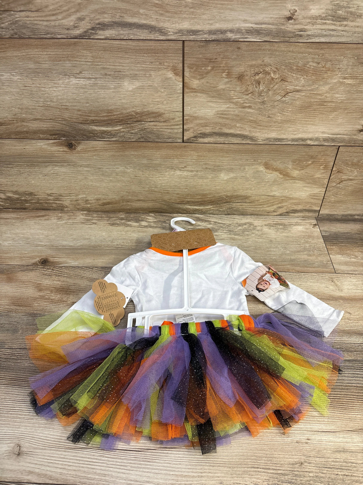 NEW Baby Essentials 3pc Little Miss Bodysuit & Tutu Set White sz 9m - Me n Mommy To Be