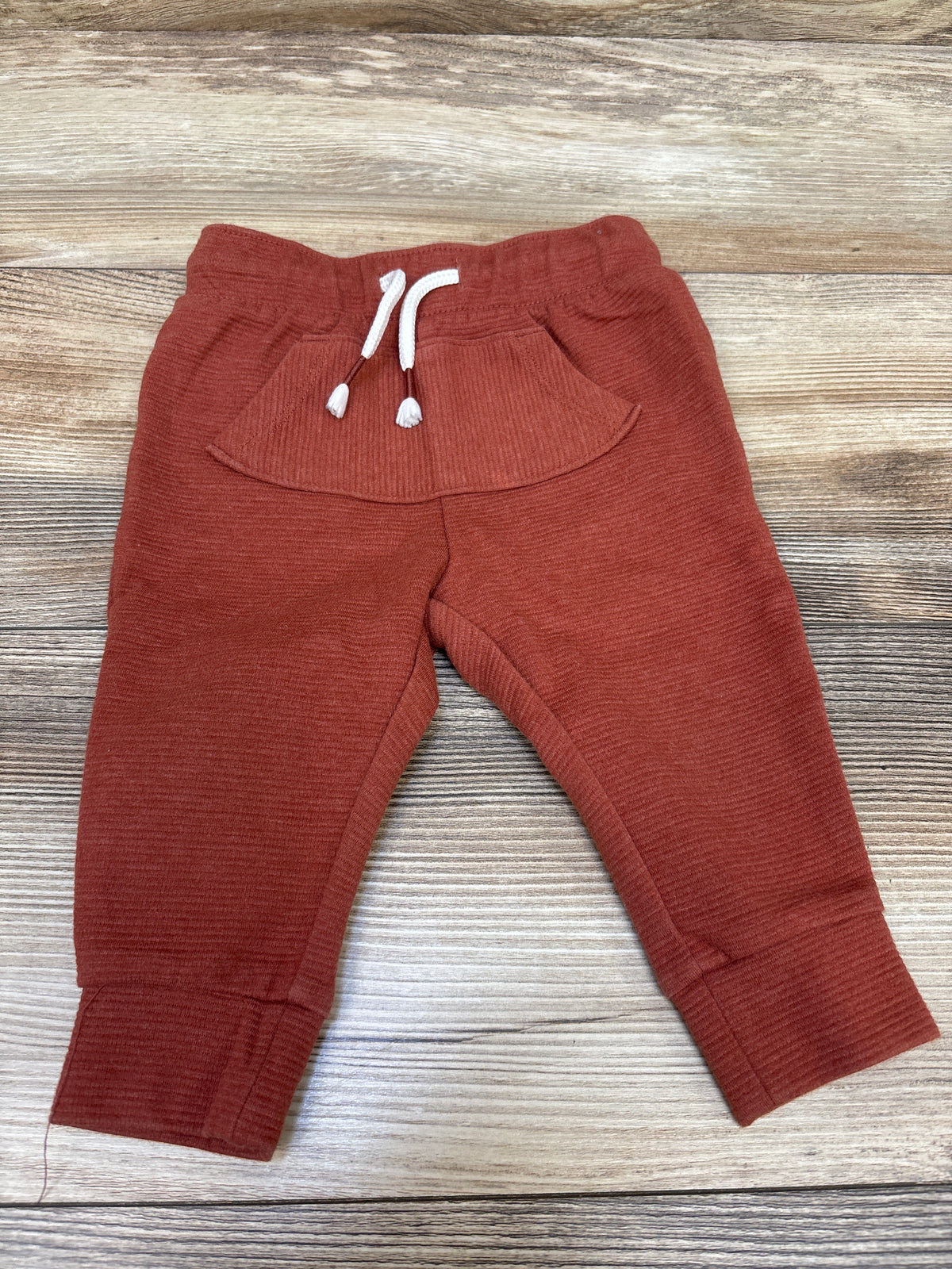 NWOT Cat & Jack Ottoman Knit Joggers in Fiery Brown sz 12m