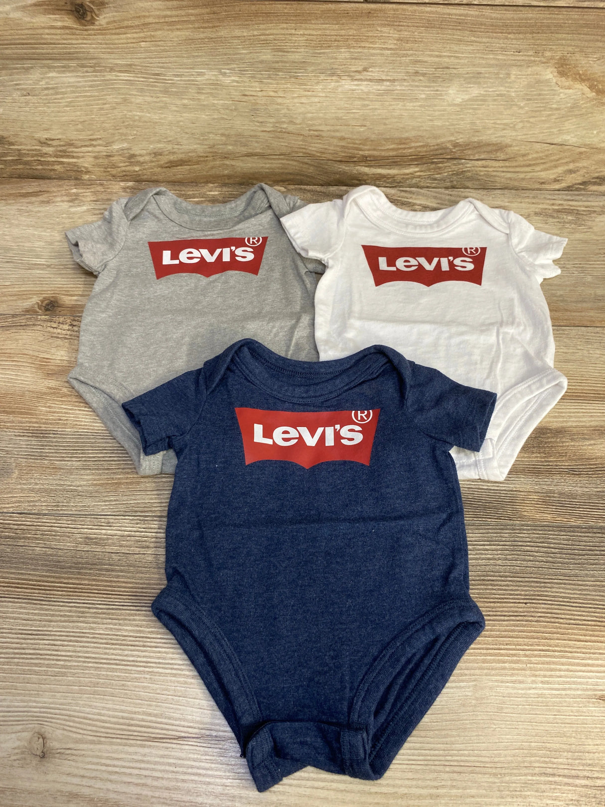 Levi's 3pk Bodysuits sz 3m - Me n Mommy To Be
