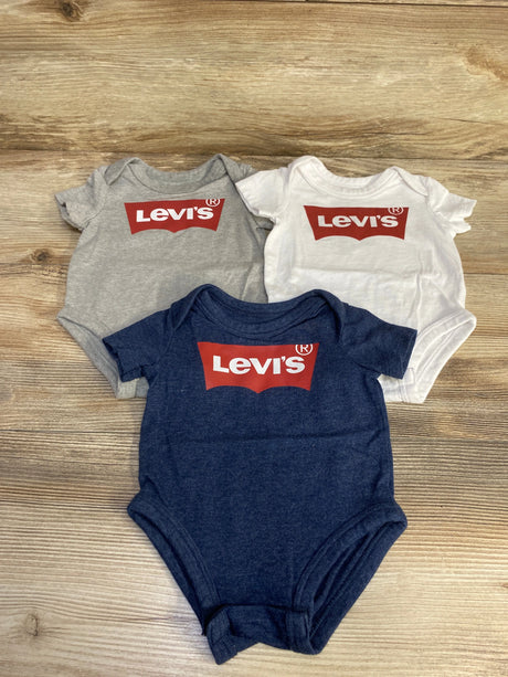 Levi's 3pk Bodysuits sz 3m - Me n Mommy To Be