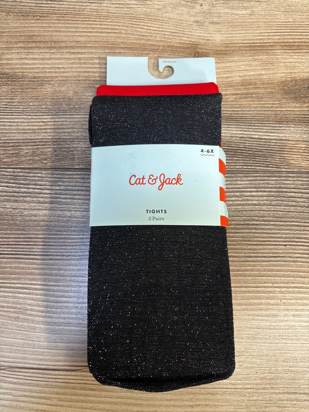 NEW Cat & Jack Tights 2pk sz 4-6T