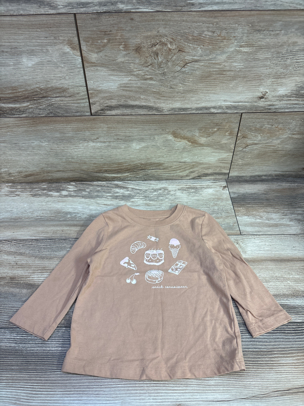 Cat & Jack Long Sleeve Shirt Tan sz 18m