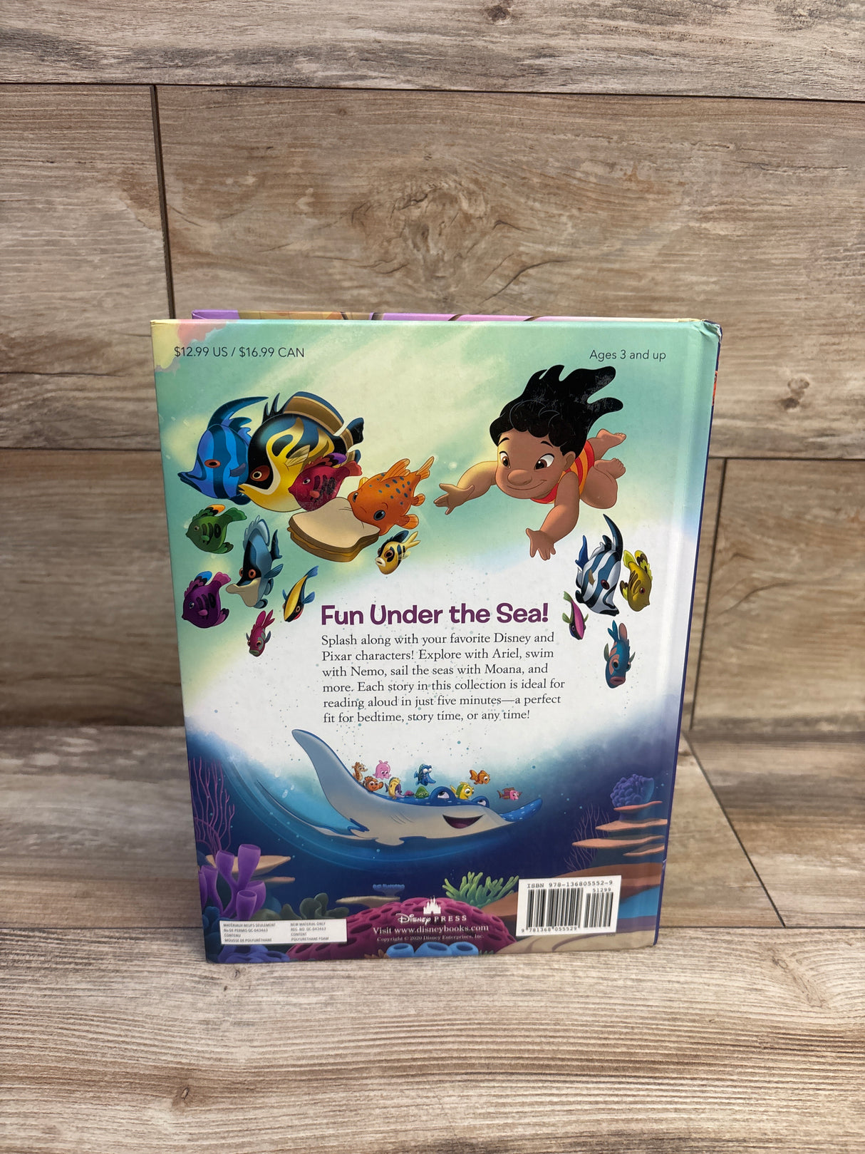 5-Minute Under the Sea Stories Hardcover Book