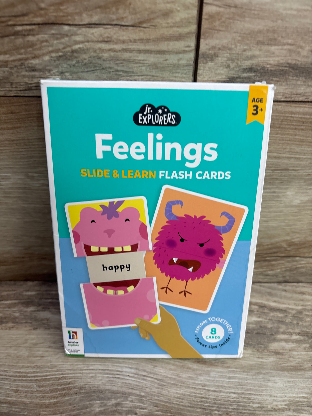 Jr. Explorers Feelings Slide & Learn Flash Cards 8ct.