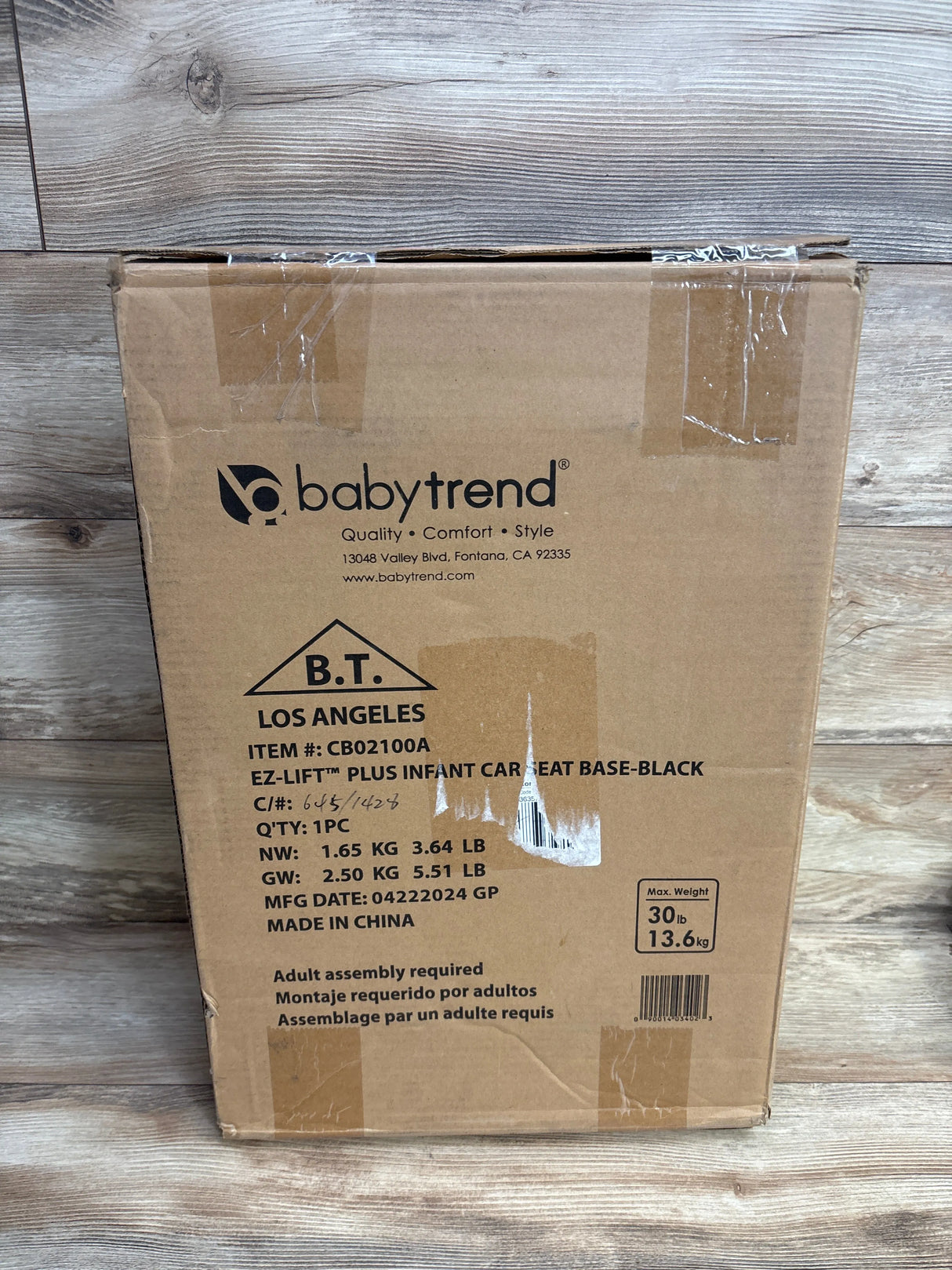 NEW Baby Trend EZ-Lift Plus Infant Car Seat Base