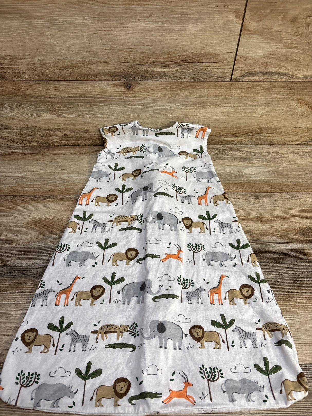Hudson Baby Animal Printed Halo Sleepsack White sz 6-12m