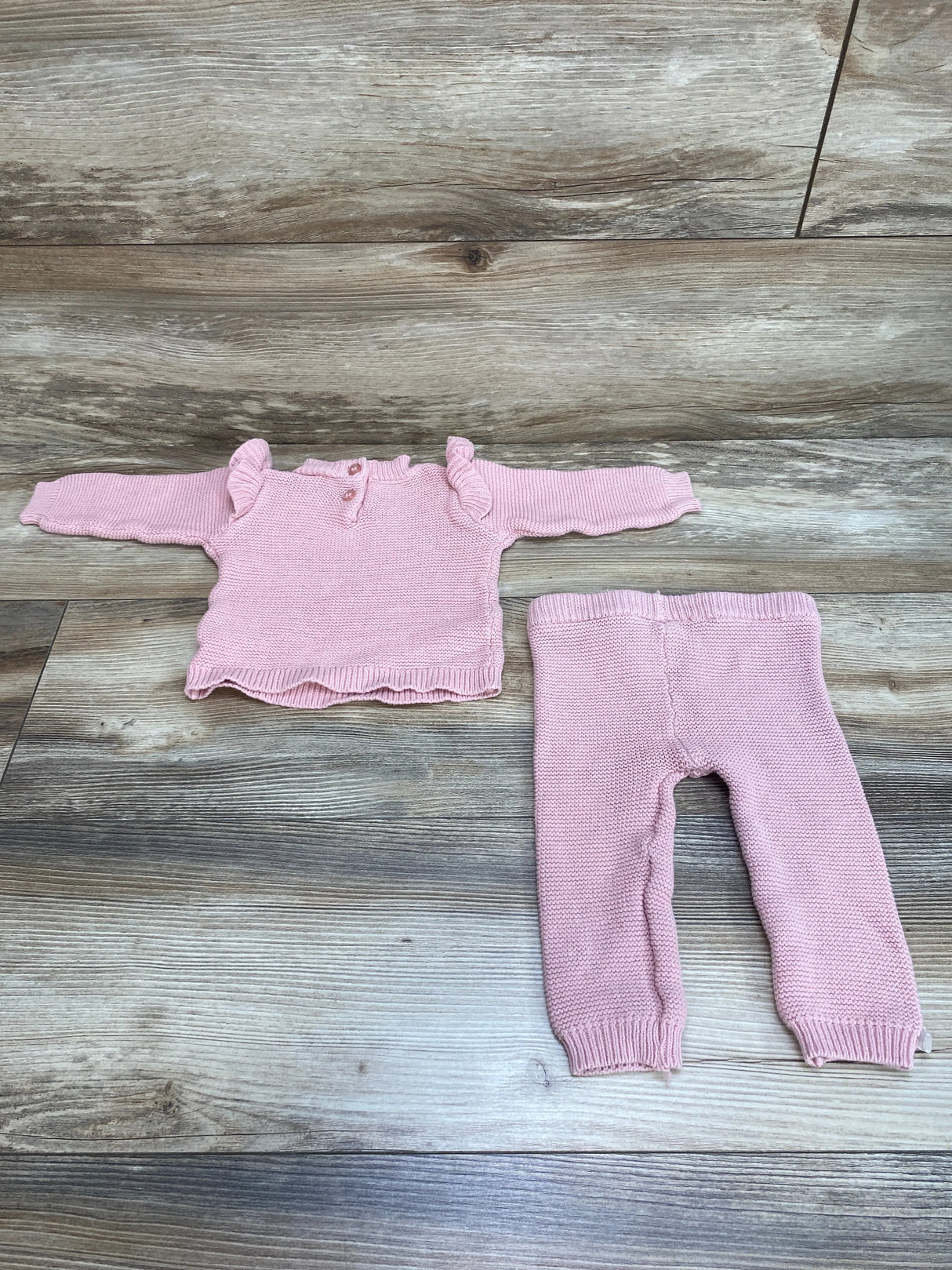 Nicole Miller 2pc Sweater Set Pink sz 6-9m