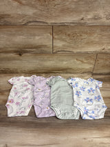 Just One You 4pk Bodysuit Set White sz 3m