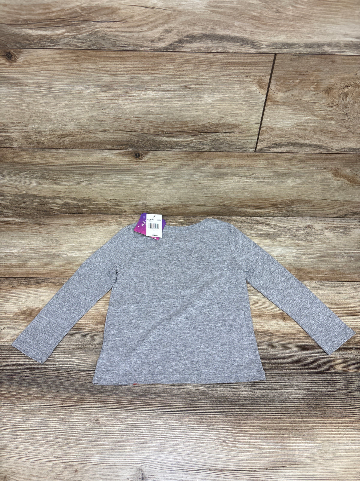 NEW Disney Princess Long Sleeve 'On The Nice List' Shirt Grey sz 3T
