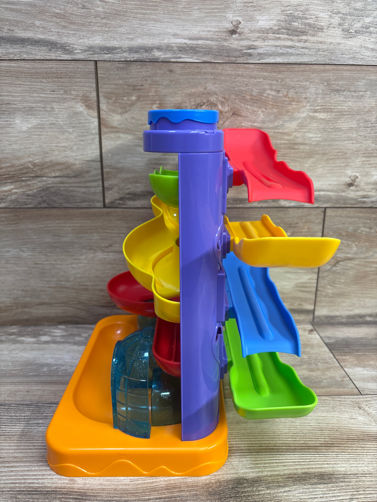 Hahaland 2-in-1 Montessori Penguin Ice City Pound a Ball & Car Ramp