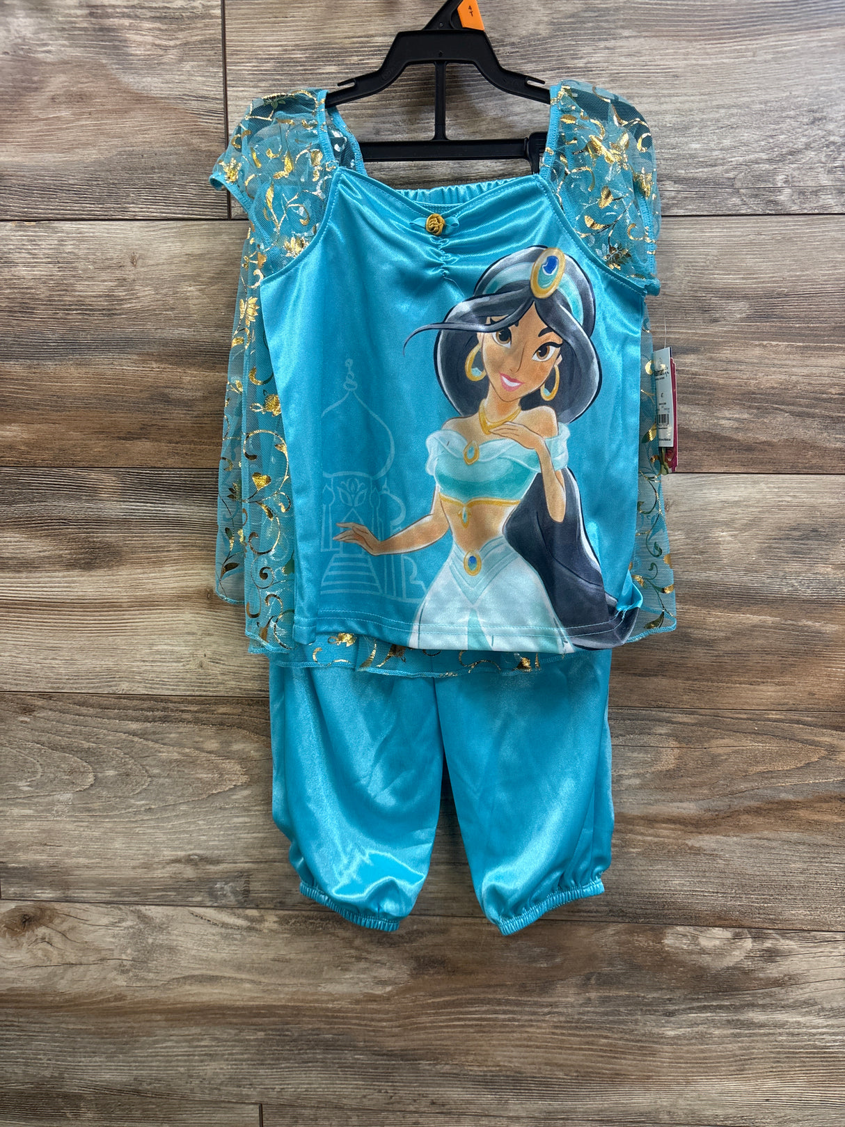 NEW Disney Princess 2pc Jasmine Fantasy Pajama Set Blue sz 4T