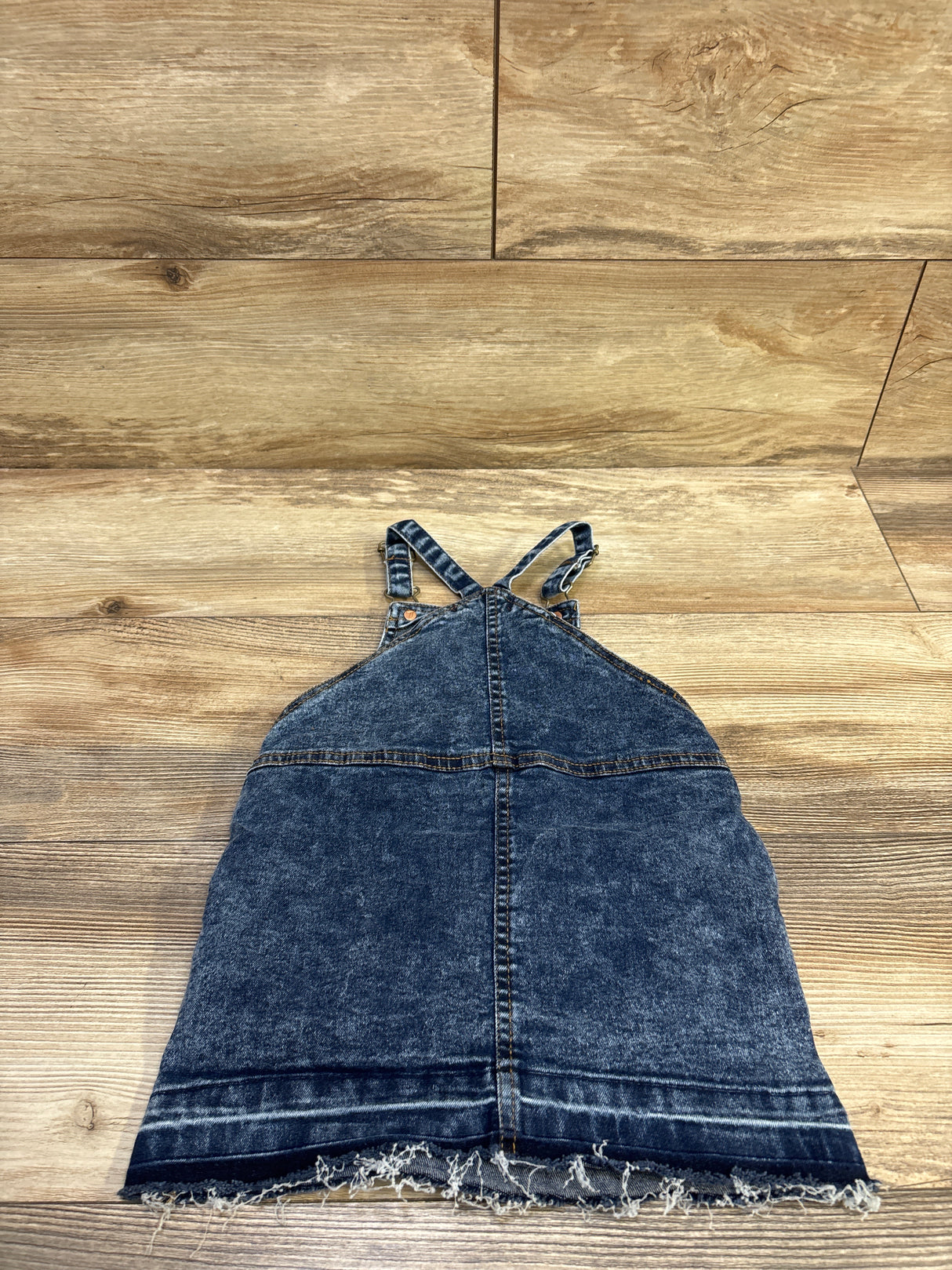 7 For All Mankind Raw Hem Denim Skirtall Blue sz 18m