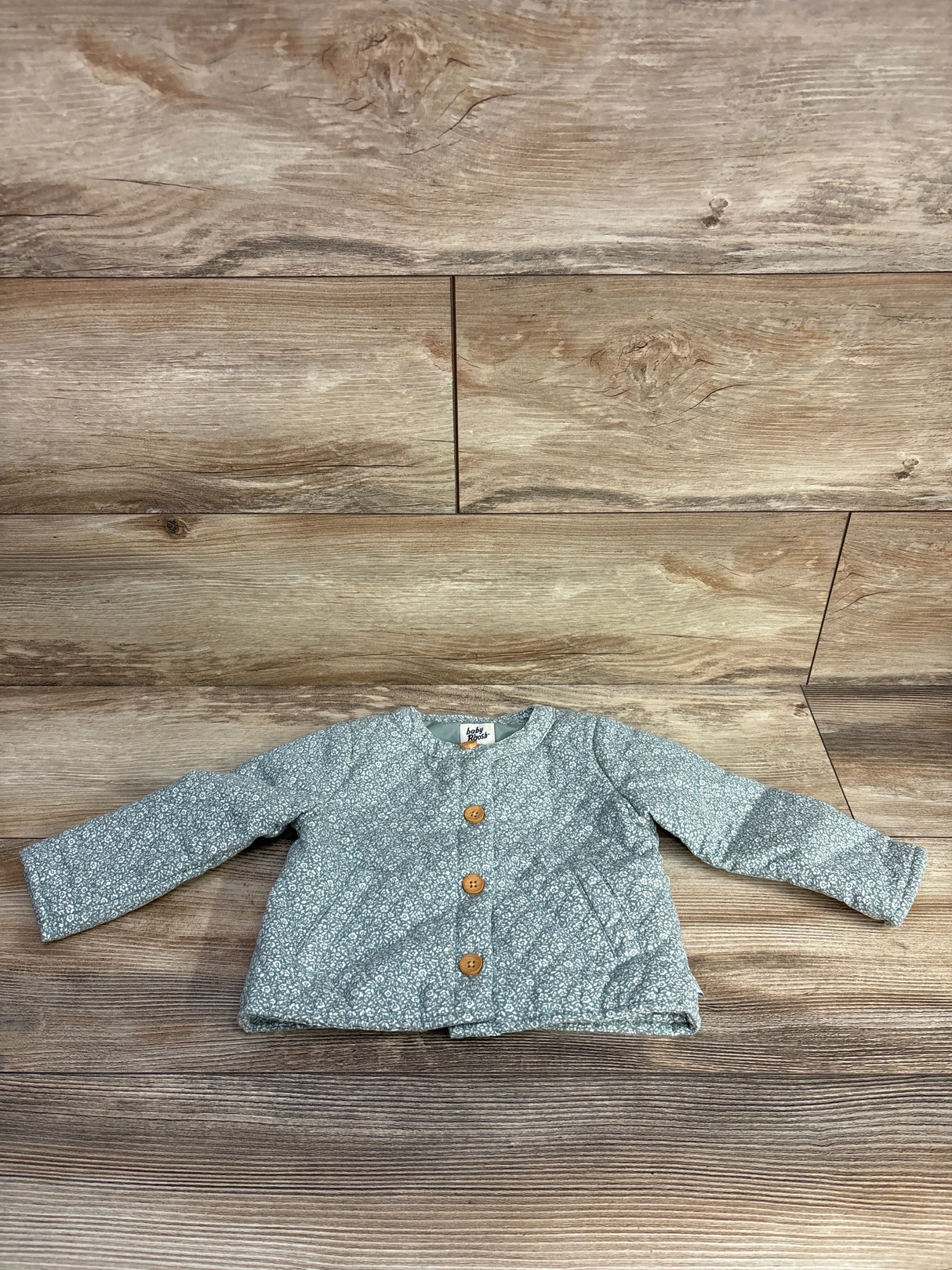 OshKosh Floral Quilted Button Up Jacket sz 18m