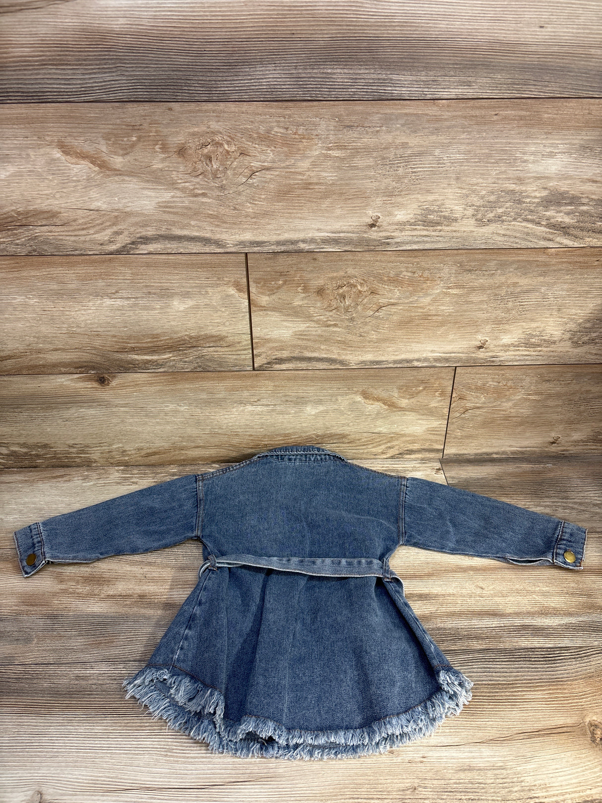 Douhoow Belted Denim Dress Blue sz 18-24m