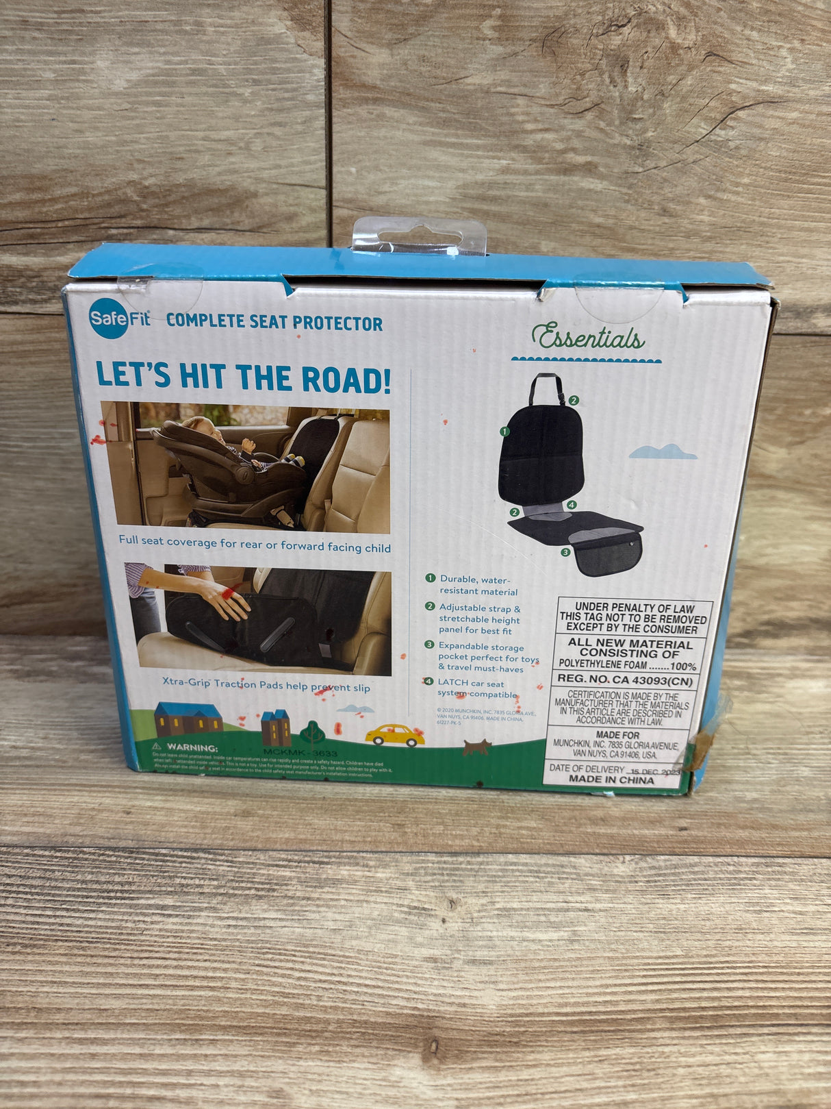 SafeFit Complete Seat Protector Black