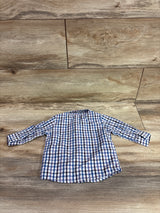 Nautica Button-Up Shirt Blue sz 0/3m