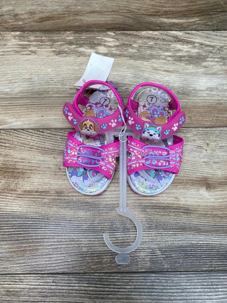 NEW Paw Patrol Adventure Ankle Strap Sandals Pink sz 7c - Me 'n Mommy To Be