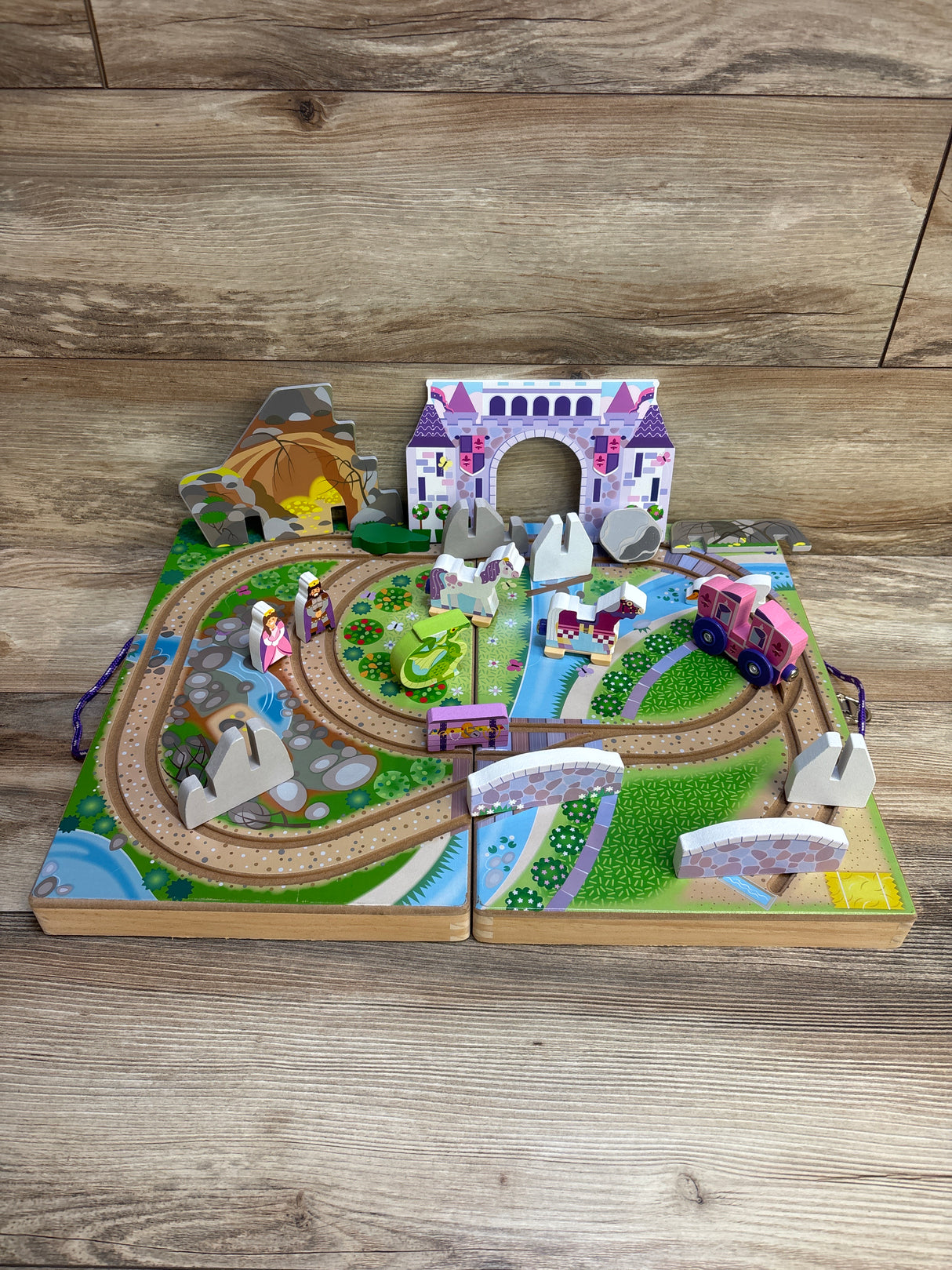 Melissa & Doug Take-Along Kingdom Playset 19pc