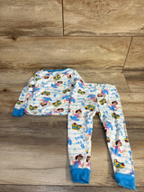 Ms. Rachel 2pc Pajama Set White sz 2T