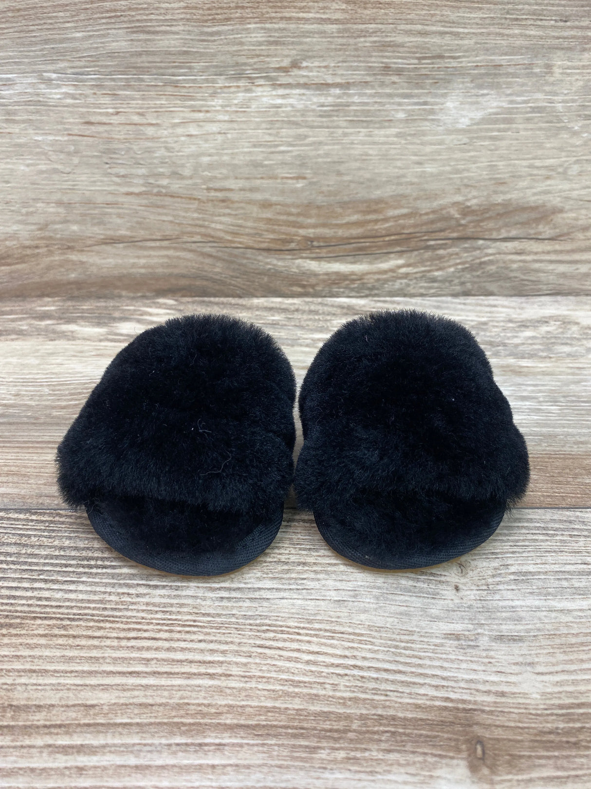 UGG Fluff Yeah Slides Black sz 2c/3c