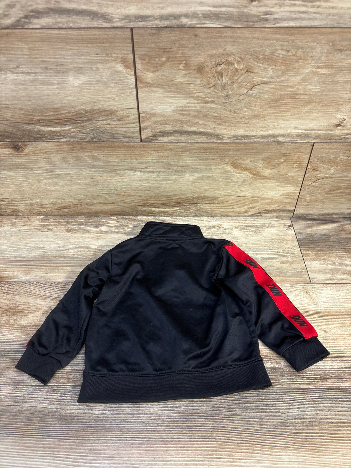 Nike Full Zip Red Taping Track Jacket Black sz 18m