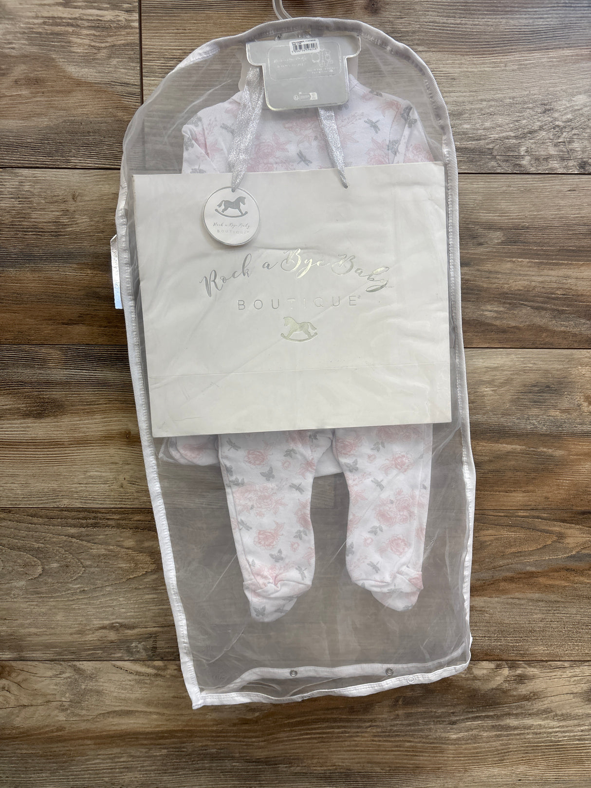 NEW Rock a Bye Baby Boutique 5pc Gift Set White sz 3/6m