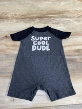 Okie Dokie Super Cool Dude Romper Black sz 12m