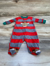 Just One You Striped Blanket Sleeper Red/Grey sz Newborn - Me n Mommy To Be