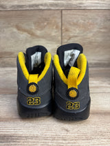 Air Jordan 9 Retro TD 'Dark Charcoal University Gold' Sneakers sz 7c