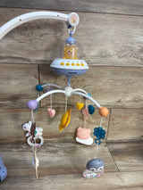FEBFOXS Musical Mobile Crib