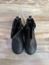 NEW Cat & Jack Gitta Moto Boots Black sz 8c