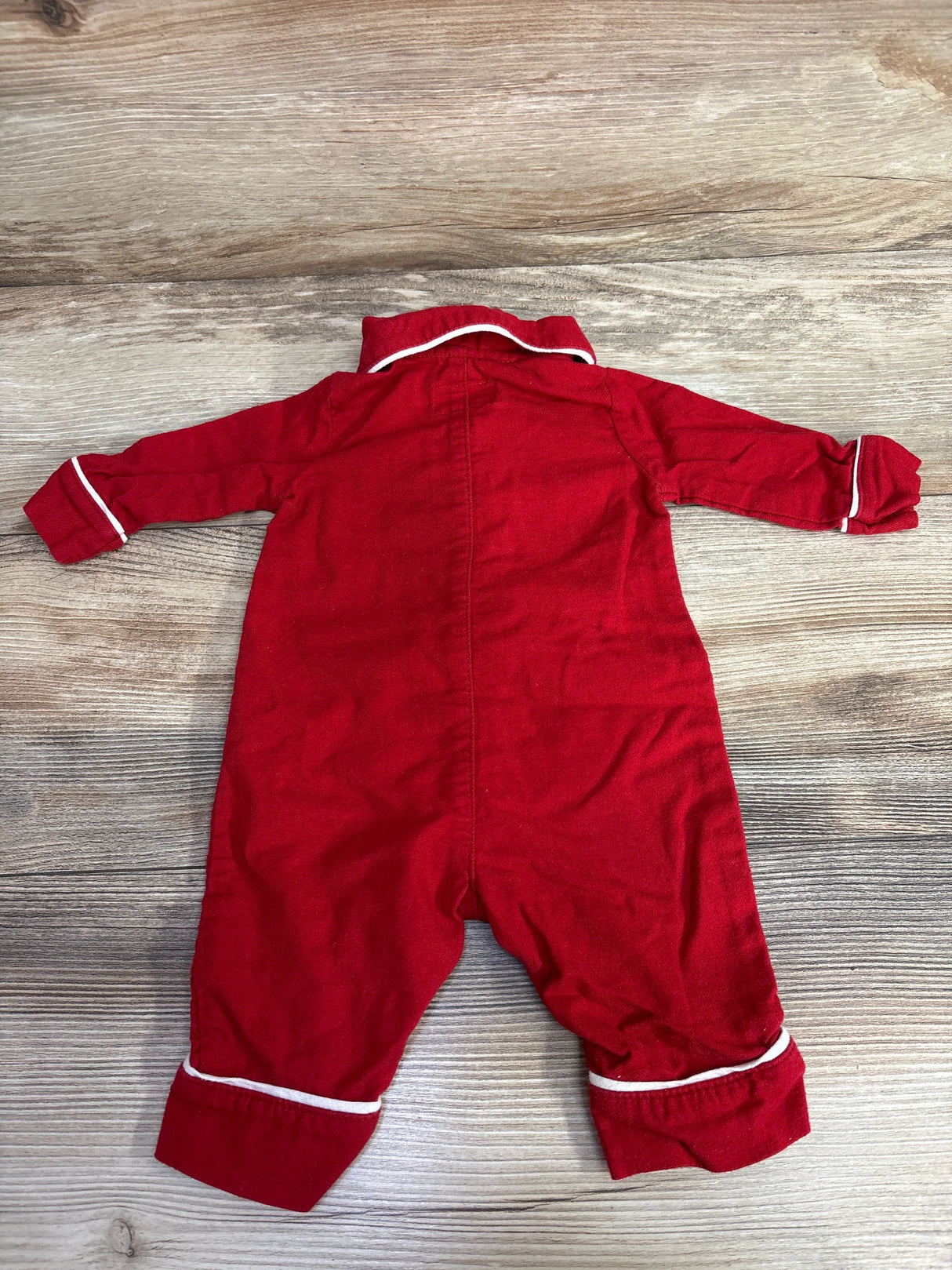 Little Planet Organic Coat Style Pajamas Red sz 3m