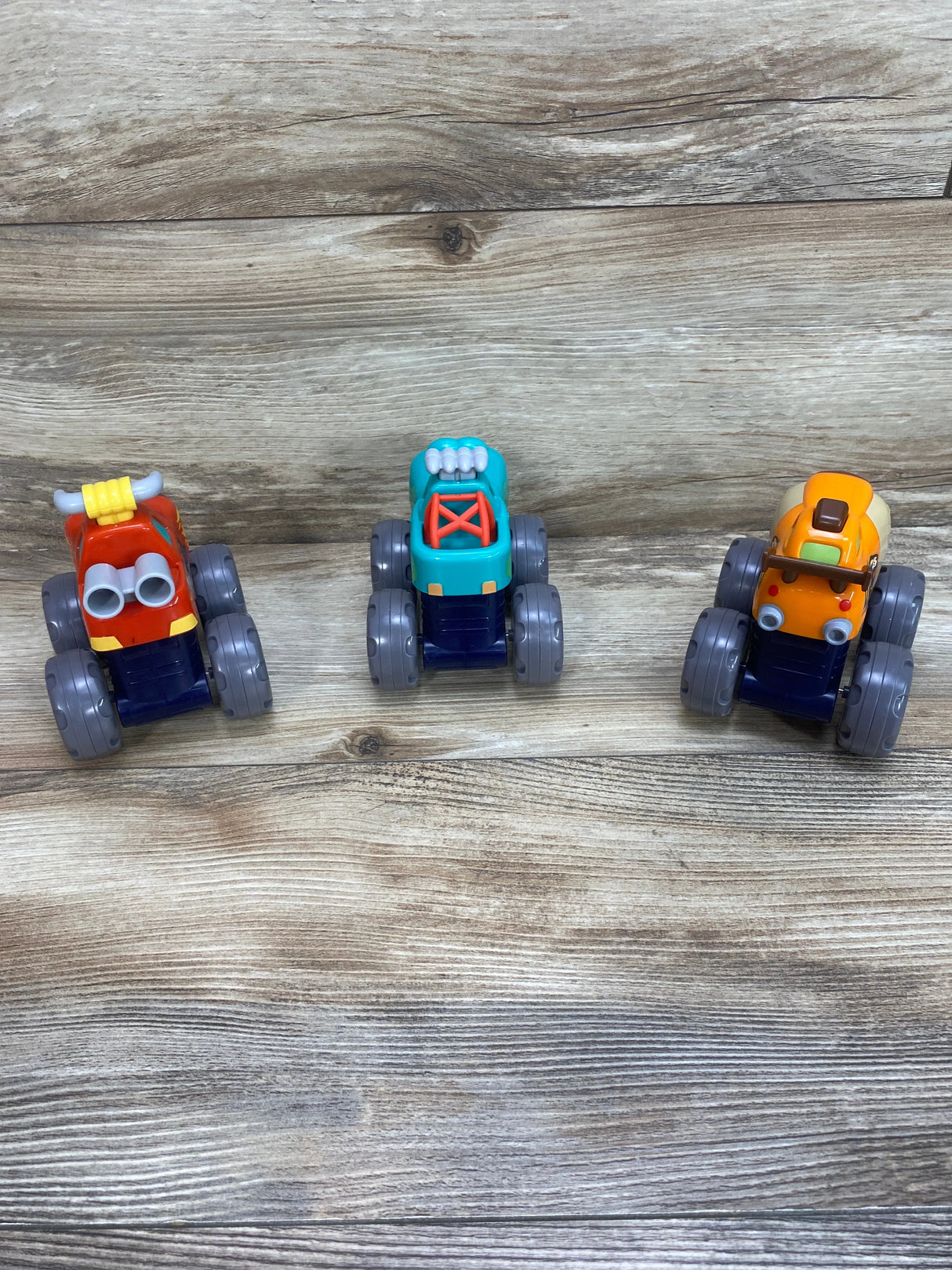 Monster Trucks 3Pk Big Wheel Animal Car