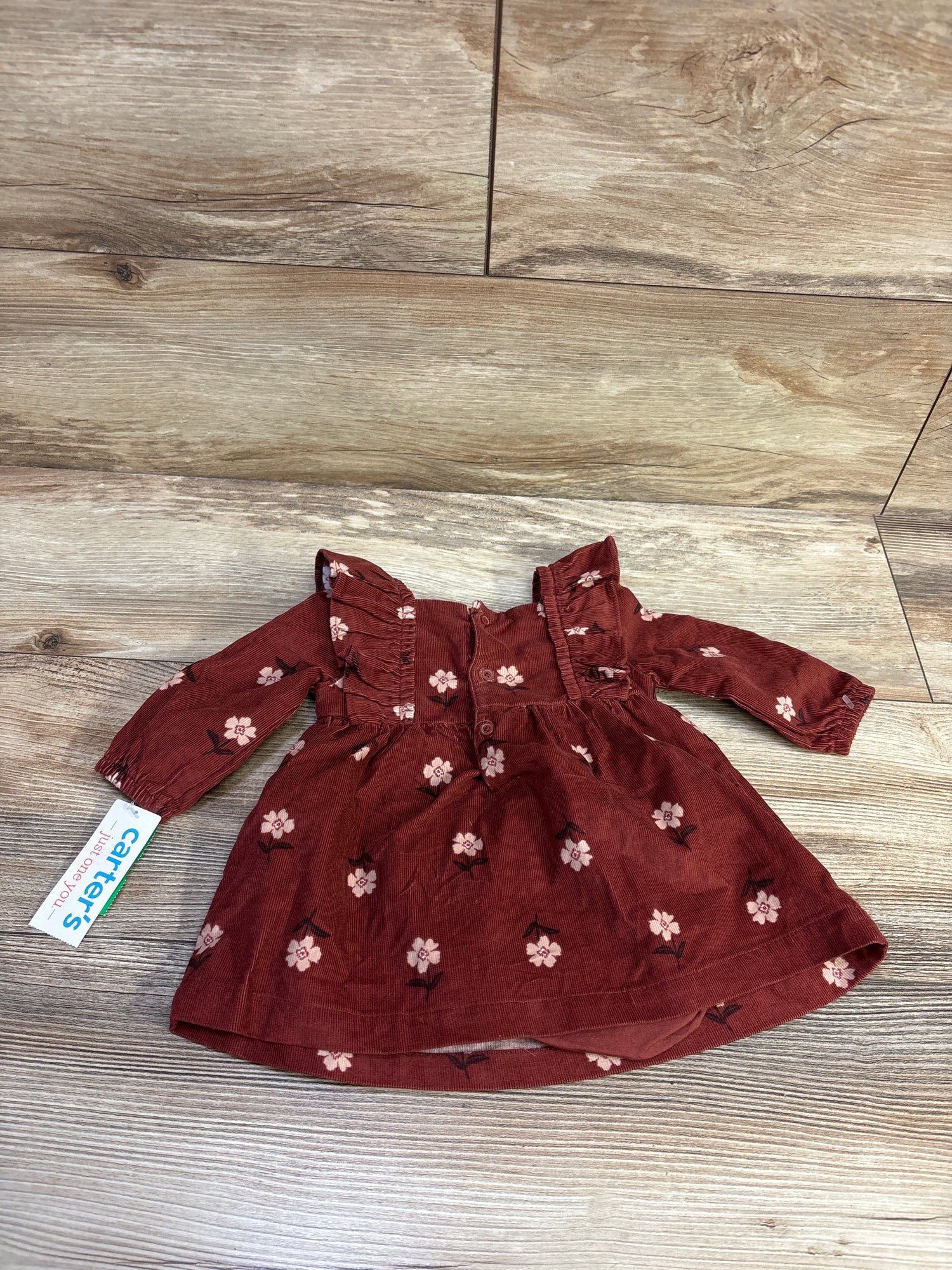 NEW Just One You 2pc Corduroy Dress & Bloomers Set Brown sz 3m
