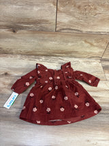NEW Just One You 2pc Corduroy Dress & Bloomers Set Brown sz 3m