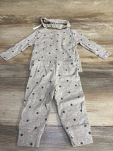 Just One You 3pc Polka Dot Henley Shirt Taupe sz 6m