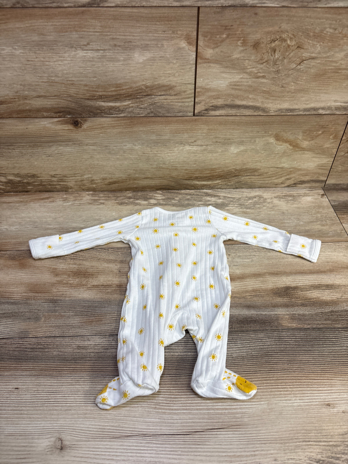 Just One You Ribbed Sleeper White sz Newborn