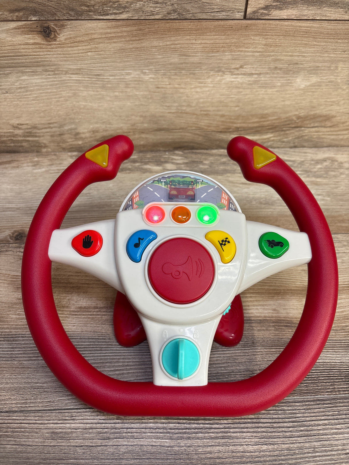 Battat Interactive Steering Wheel, Red
