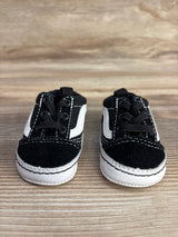 Vans Old Skool 'Black White' Crib Shoes sz 1c