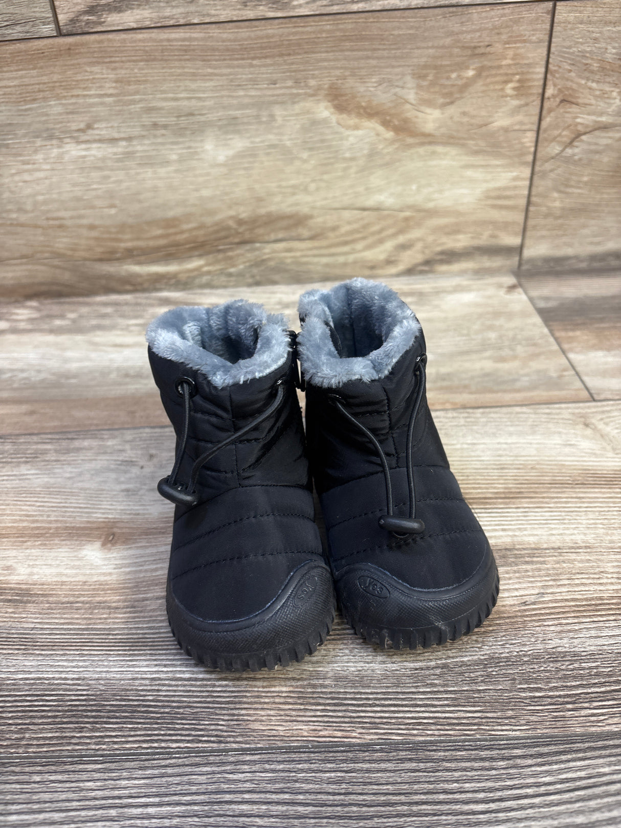 BMCITYBM Fur Lined Snow Boots Black sz 4/5c