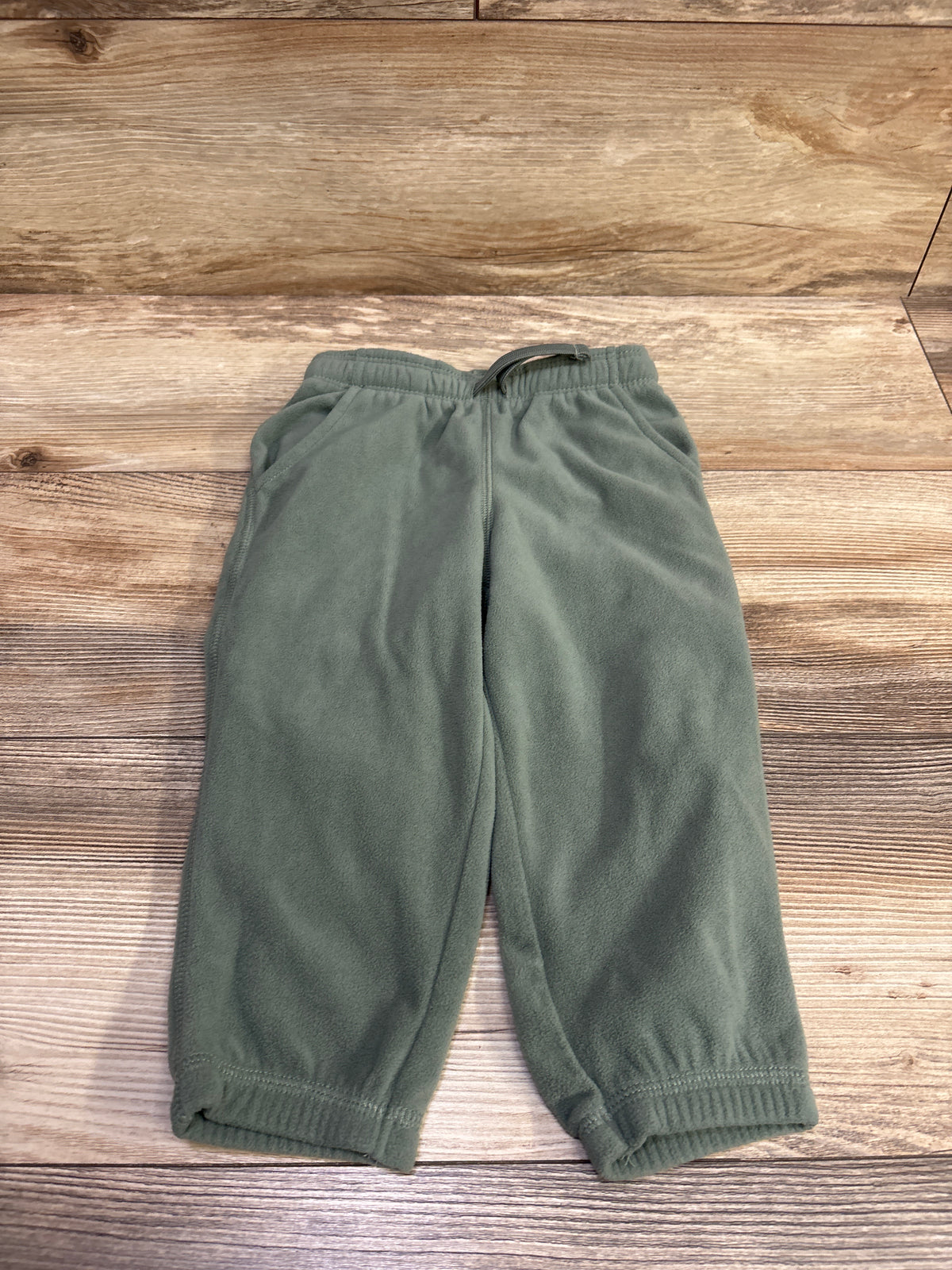 Carter's Fleece Drawstring Joggers Green sz 18m
