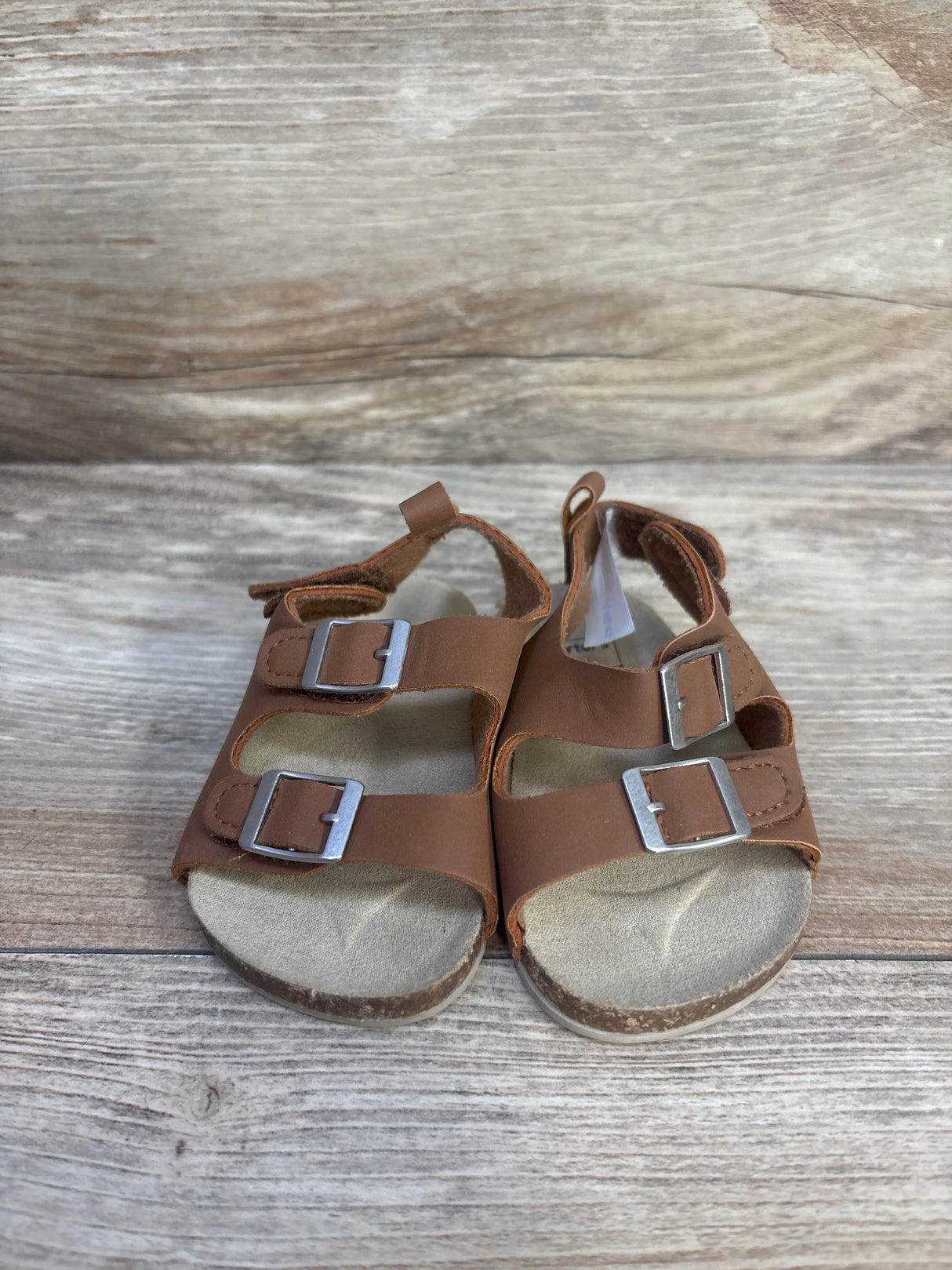 Carter's Double Strap Sandals Brown sz 1/2c